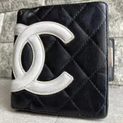 希少✨美品✨シャネル カンボンライン 折財布 ココマーク がま口 キルティングのサムネイル