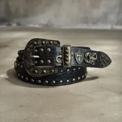 スカル柄 ベルト swag opium archive y2k スケーター - メルカリ