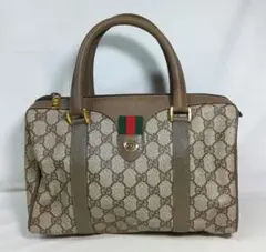 GUCCI　GGスプリーム　ハンドバッグ　オールドグッチ　ミニボストンバッグ