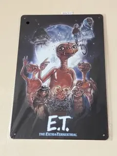 E.T. ブリキ看板