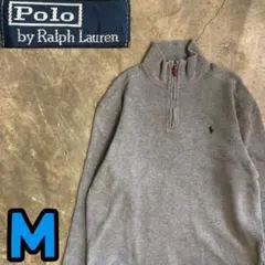 7T7298 POLO by Ralph Lauren ハーフジップ　コットン