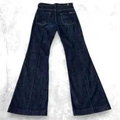 7For All Mankind ローライズ フレアデニムy2k平成ギャルW24のサムネイル