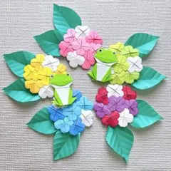 折り紙　紫陽花セットのサムネイル