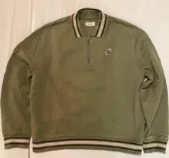 サタデーズニューヨークシティ　ハーフジップスウェット カーキ