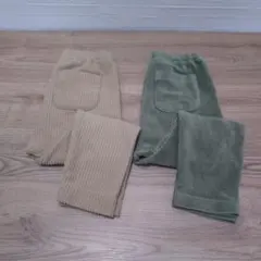 ユニクロ　コーデュロイライクレギンス　2本（90cm）