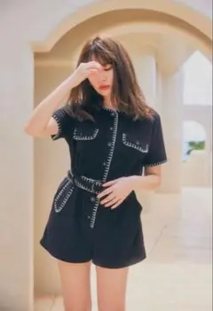 サロペット・オーバーオール・オールインワン Herlipto summertime romper herlipto summertime romper - メルカリ