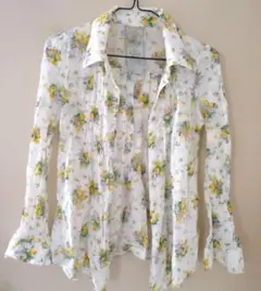 ティティアンドコー シアーシャツ 花柄 SNIDEL FRAY I.D ZARAのサムネイル