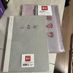 A5ノートとジッパーカバー セット　文具女子博限定　ダイゴー　うさぎとケーキ