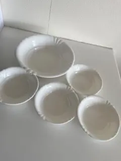 未使用 5枚セット ベッキオホワイト 9cm リチャードジノリ 小皿 豆皿