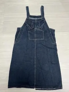 ダークデニム サロペット