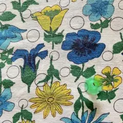 ヴィンテージフィードサック1/8サイズ F372