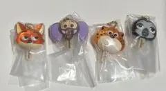 ズートピア　ガチャガチャ アイスキャンディチャーム4個セット