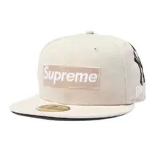 Supreme 59FIFTY キャップ ベージュ