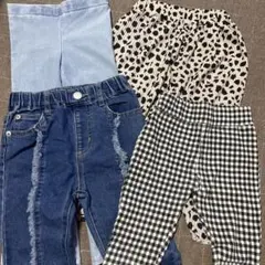 キッズ　パンツ ズボン4点セット