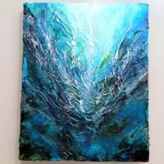 油彩画 F20 「Nudibranch」 ハンドメイド アート 油絵 油彩画 F20 「Nudibranch」 ハンドメイド アート 油絵 絵画 洋画