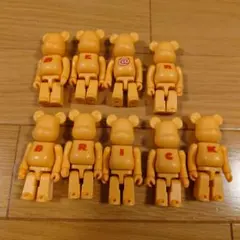 オレンジ色 ベアブリック 9体セット