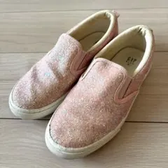 GAP KIDS ピンク　ラメ　スリッポン