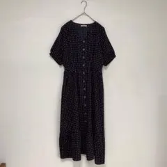 未使用✨組曲【洗える】フラワープリントジョーゼットシフォンワンピース XL 未使用✨組曲【洗える】フラワープリントジョーゼットシフォン