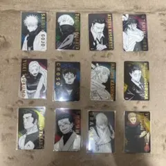呪術廻戦展　箔押しクリアカードコレクション　12枚セット