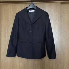 ビジネスジャケット ブラック ストライプ