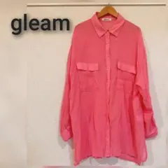 gleam/グリーム オーバーシルエットシースルーシャツのサムネイル