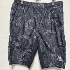 le coq sportif 葉柄ショートパンツ グレー系