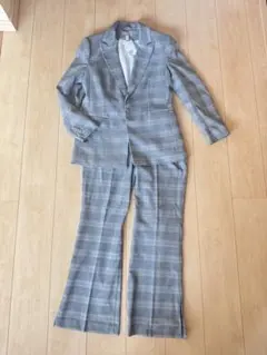 グレー系チェック柄スーツ（ジャケット＆パンツ）
