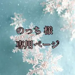 のっち様 専用ページ