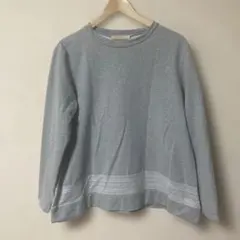 ★週末セール★ クロコダイル 長袖カットソー グレー 綿100% サイズ2L