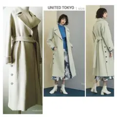★UNITED TOKYO　 ウール　ロングコートのサムネイル