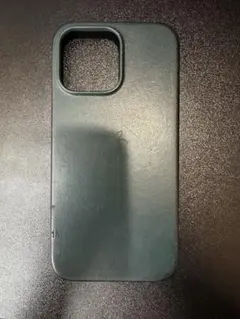 傷・使用感ありiPhone 14 Pro Maxレザーケース フォレストグリーン