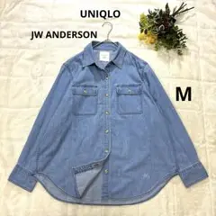 ユニクロ　JWANDERSON デニムシャツ　長袖　レディース　M ライトブルー