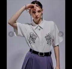 【HARE】トロミシシュウシャツのサムネイル