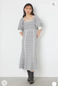 リエンダ　riend マーメイドツイードKnit OP