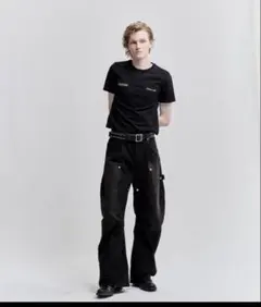 DUCK DOUBLE KNEE CURVED LEG PANTSのサムネイル