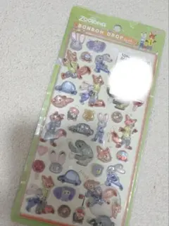 ズートピア　ボンボンドロップシール　初期　ディズニー