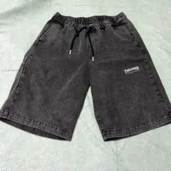 THRASHER デニム ハーフパンツ ブラック Lサイズのサムネイル