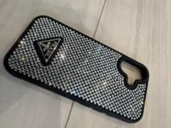 PRADAロゴ付きラインストーンスマホケース 新品未使用品です！ラス③のサムネイル