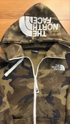 THE NORTH FACE カモフラ ジップアップパーカー S