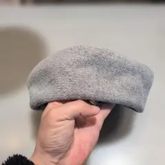 earth music & ecology グレー ベレー帽 サイズF