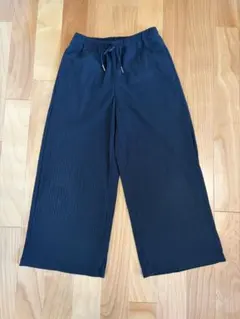 GU ワイドパンツ　ブラック　130