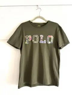 POLO RALPH LAUREN刺繍ロゴ Tシャツ オリーブ