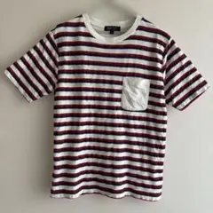 BEAMS HEART ビームスハート 半袖Tシャツ ボーダー Sサイズのサムネイル
