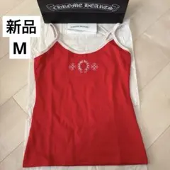 新品未使用　確実正規品　CHROME HEARTS キャミソール レッド　S CHROME HEARTS Horseshoe Short Camisole Top Size M クロムハーツ