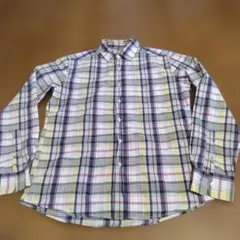 GREEN LABEL RELAXING チェック柄シャツ Lコットン100％