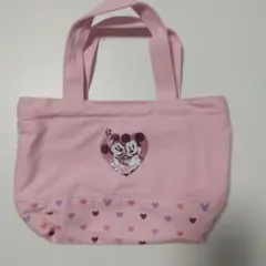 ミッキー ミニー ハートプリント バッグ