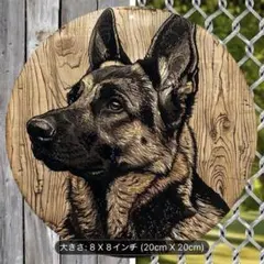 再入荷　ジャーマン・シェパード　看板　メタルサイン　プレート　ブラック　数量限定