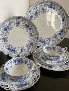 新品◆ナルミ ミラノ フレーバーティー トリオ 2客セット BBプレート 1枚