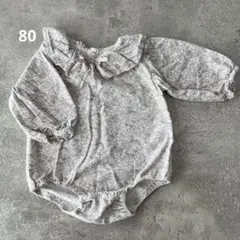 tete a tete 花柄　ロンパース 80