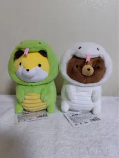 新品 タヌキとキツネ ハッピーバッグ 福袋 2019 ぬいぐるみセット